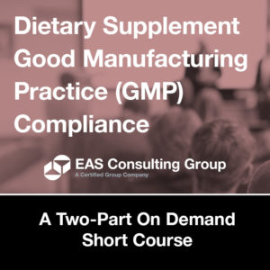DS GMP Compliance