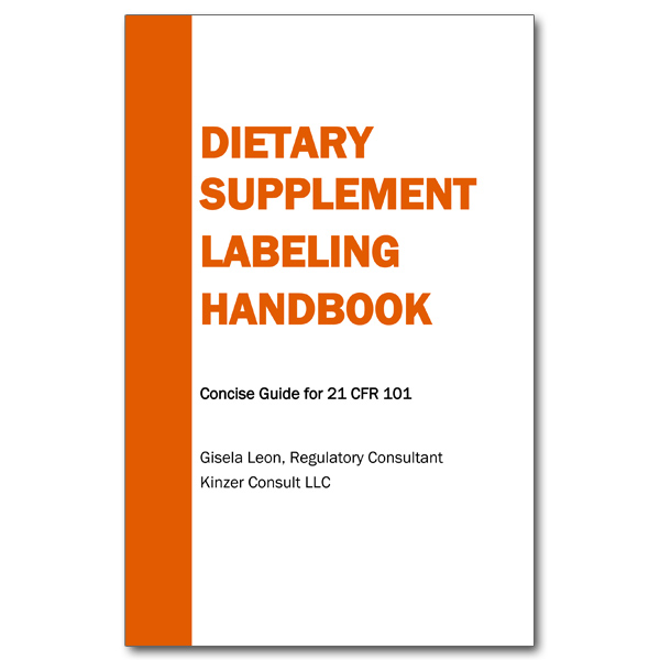 Dietary Supplement Labeling Handbook 21 CFR 101 Leon
