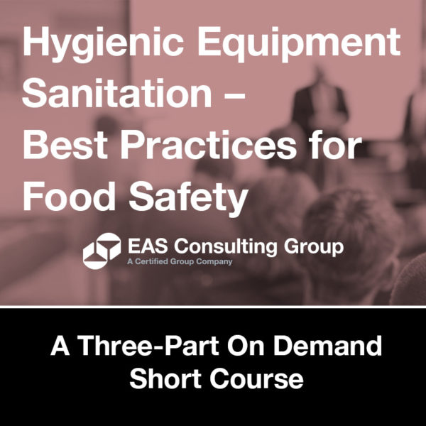 Product-Seminar 2020 Equipment Sanitation Short Course