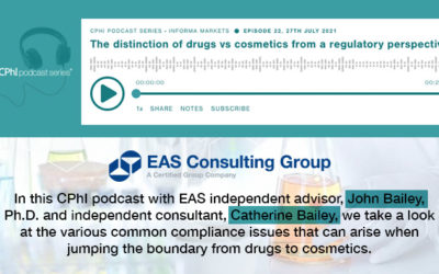 Is it a Drug or Cosmetic? EAS Podcast hosted by CPhI