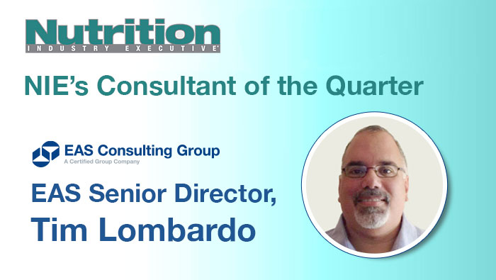 EAS Senior Director, Tim Lombardo, Is NIE’s Consultant of the Quarter
