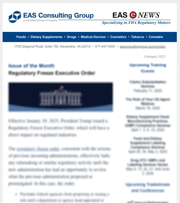 EAS Newsletter