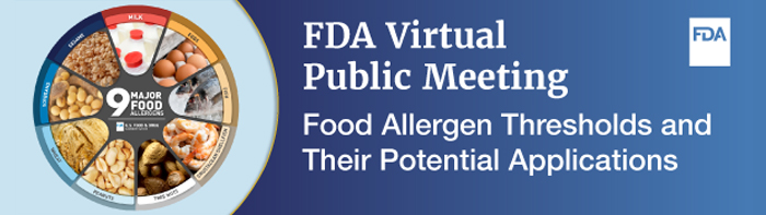 FDA Allergen thresholds and their potential application